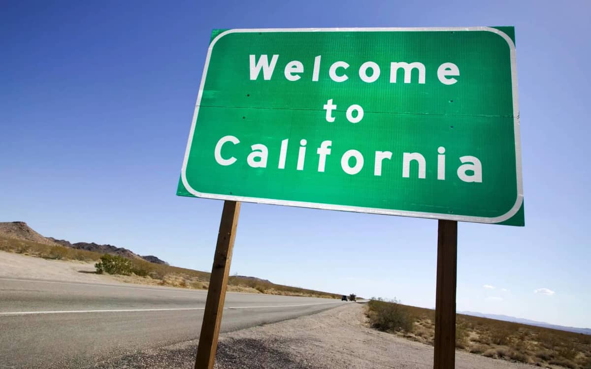 California State Sign